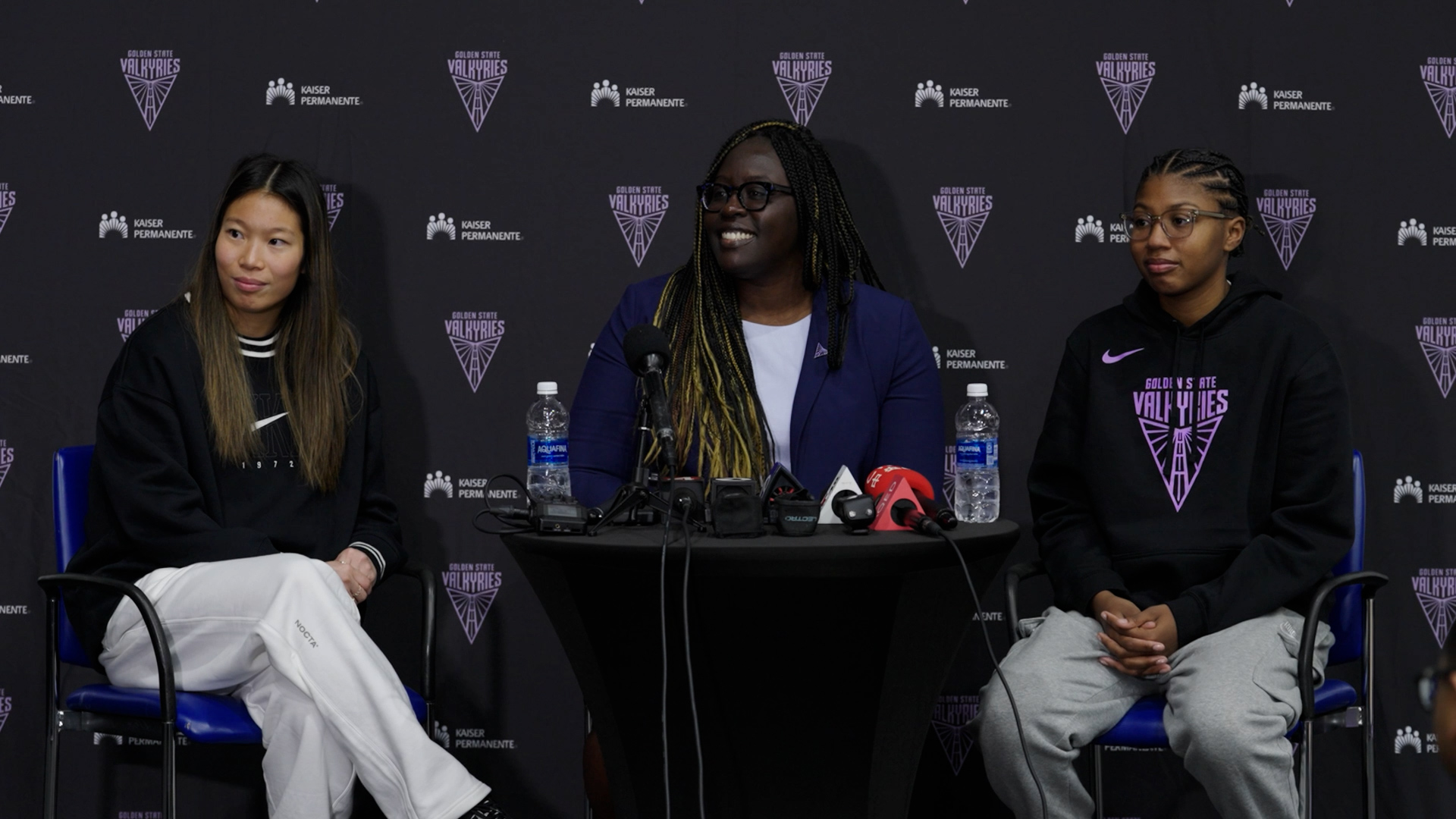 Valkyries Rookies Shyanne Sellers and Kaitlyn Chen Introductory Press Conference - 4/16/25